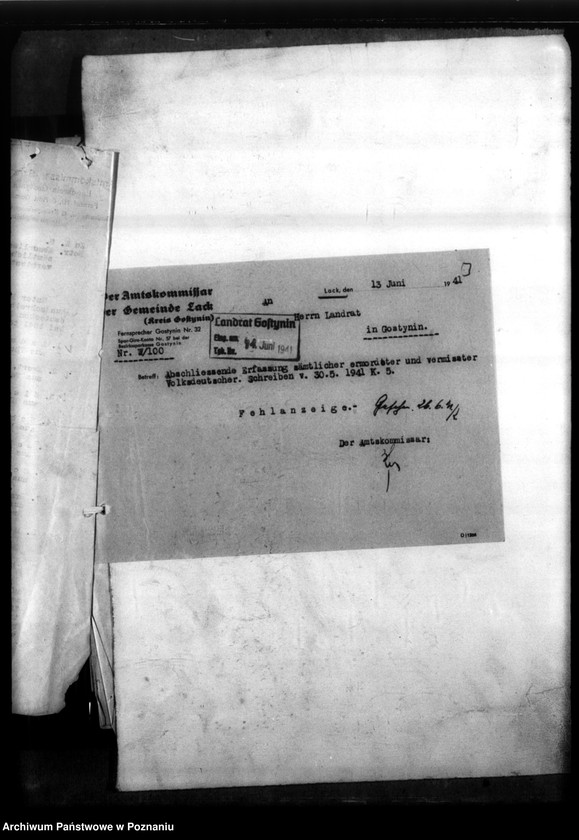 Obraz 7 z jednostki "Kreis Gostynin. Zgłoszenia zmarłych i zaginionych miejscowych Niemców w 1939 roku"