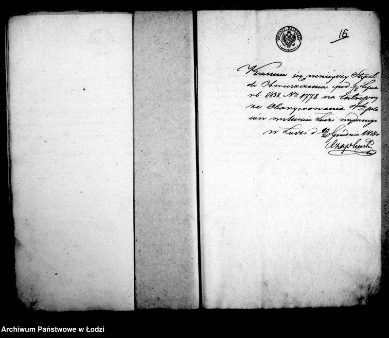 Obraz 18 z jednostki "Akta tyczące się regulacji osady sukienniczej"