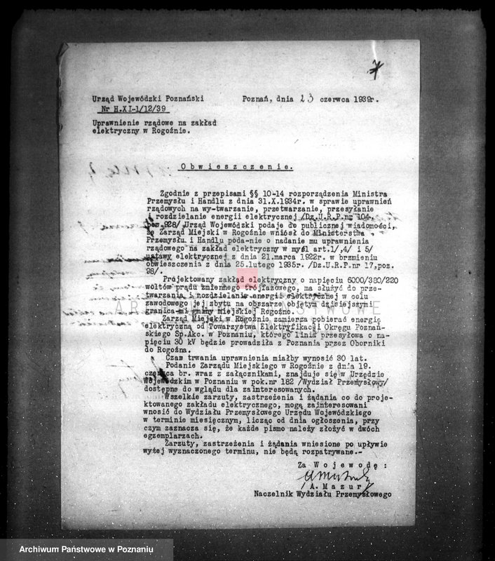 Obraz 11 z jednostki "/Elektrownia w Rogoźnie pow. obornicki/"