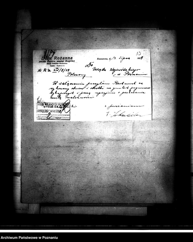 Obraz 17 z jednostki "Majątek Różanna powiatu mogileńskiego parcelacja"