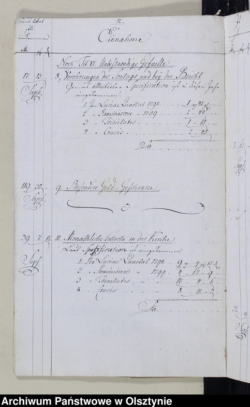 image.from.unit.number "Kirchen Casse Rechnung über Einnahme und Ausgabe"