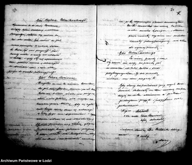 Obraz 20 z jednostki "Akta tyczące się zażaleń"