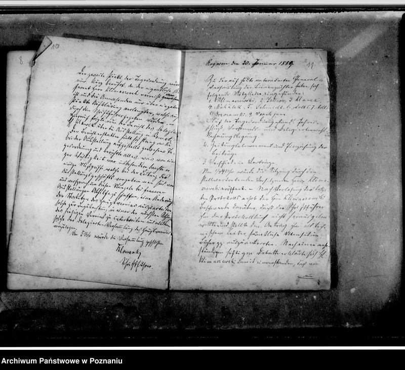 Obraz 11 z jednostki "Protokoły zebrań członków związku"