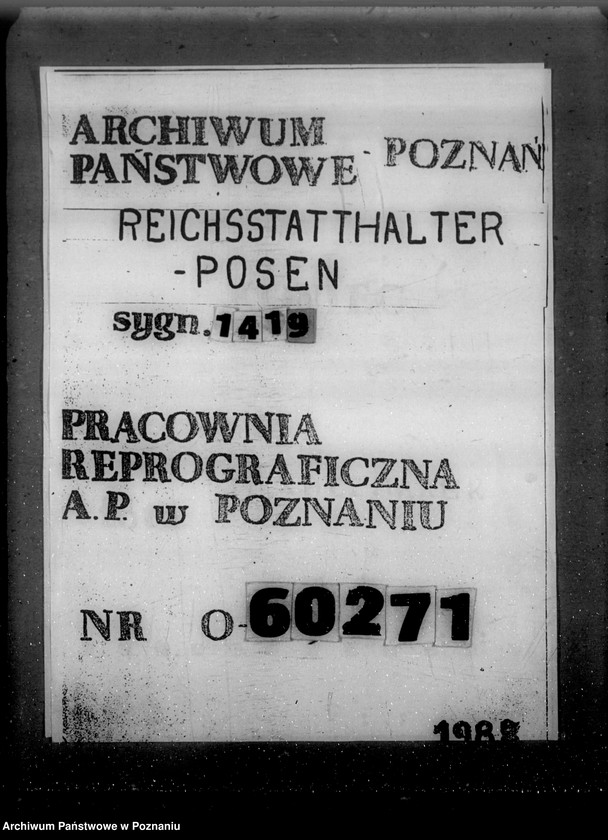 Obraz 1 z jednostki "Anstellung der Amtskommissare"