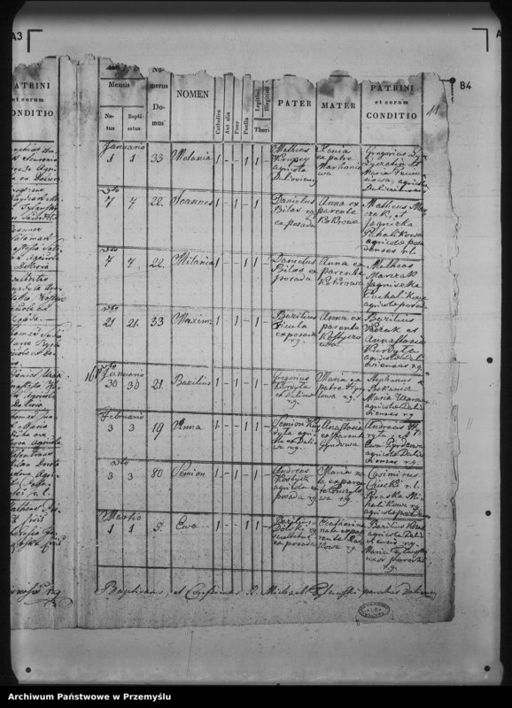 Obraz 15 z jednostki "[Kopie ksiąg metrykalnych parafii Daliowa z filią Szklary (dekanat Rymanów)]"