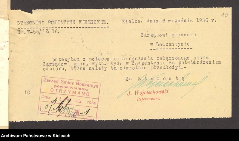 Obraz 13 z jednostki "[Odwołanie od wymiaru składki na rzecz gminy wyznaniowej żydowskiej w Bodzentynie]"