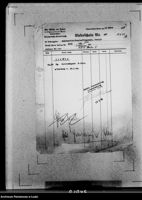 Obraz 7 z jednostki "339 Filzstiefel. Auslieferung"