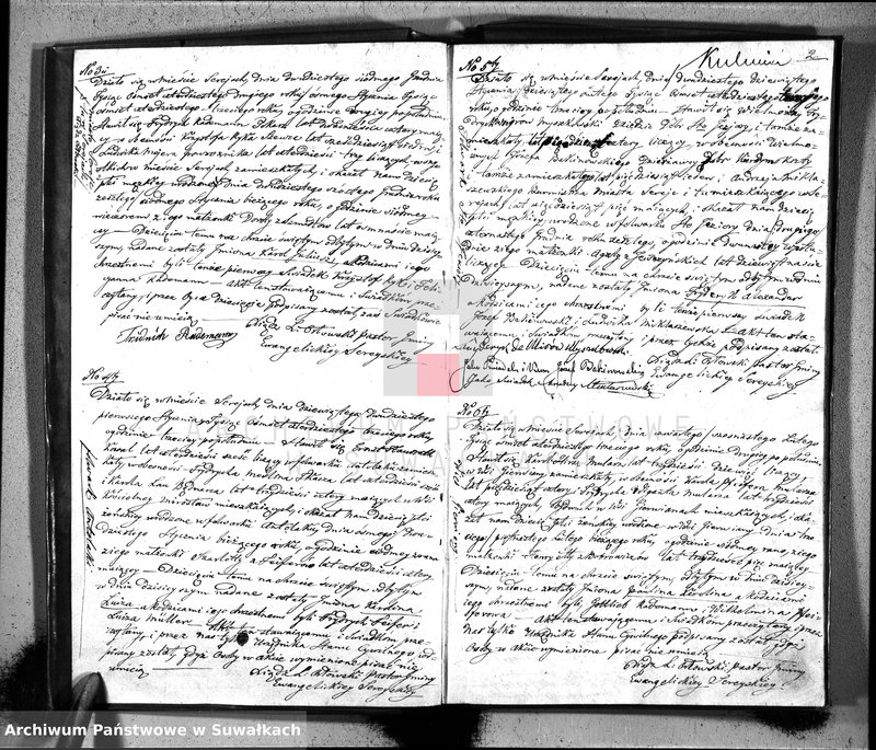 image.from.unit.number "Księga Duplikat do zapisywania Aktów Urodzenia, Zaślubienia i Zeyścia w Parafii Ewangelickiey Sereyskiey na rok 1843"