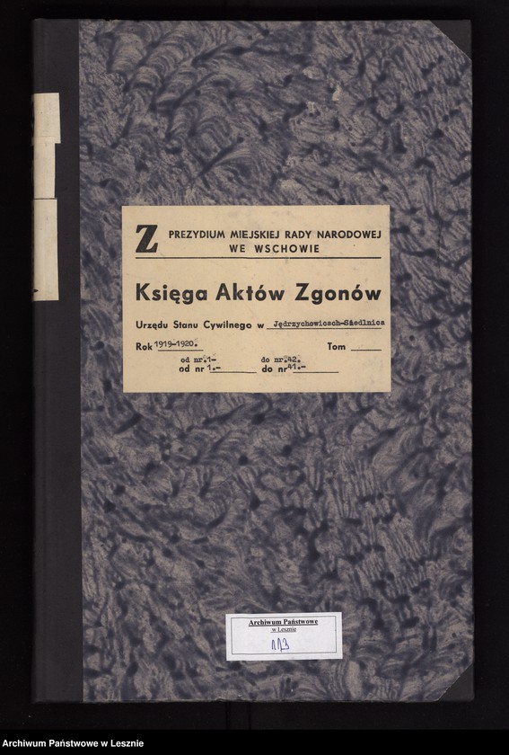 Obraz 2 z jednostki "[Księga zgonów]"