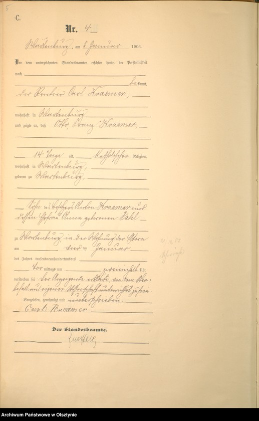 image.from.unit.number "Sterbe-Haupt-Register Nr 1 - 134"