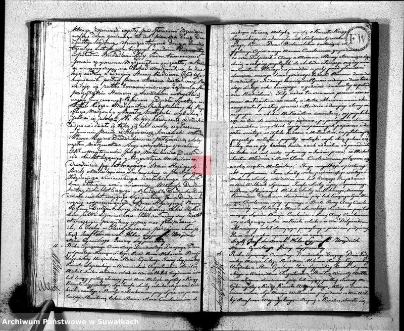 Obraz 17 z jednostki "Księga Aktów Małżeństwa Gminy Leypuńskiej od 1-o Stycznia z Roku 1822"