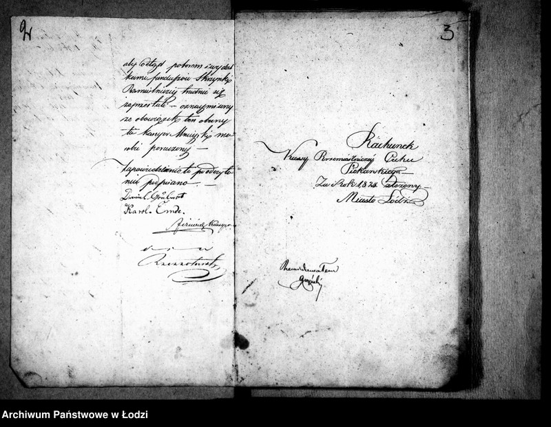 Obraz 4 z jednostki "Akta tyczące się rachunków i wszelkich korespondencji cechu piekarskiego"