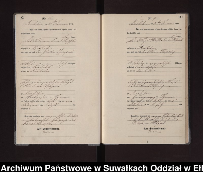 image.from.unit.number "Sterbe-Haupt-Register des Königlichen Preussischen Standes-Amtes Stadt Nicolaiken Kreis Sensburg"