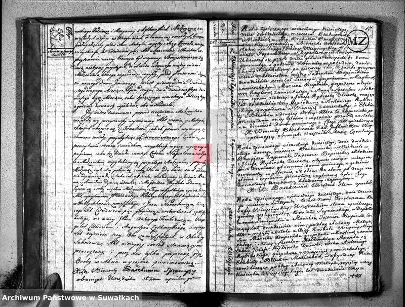 image.from.unit.number "Akta zaślubionych gminy wieysieyskiey od 1-go maja 1810"