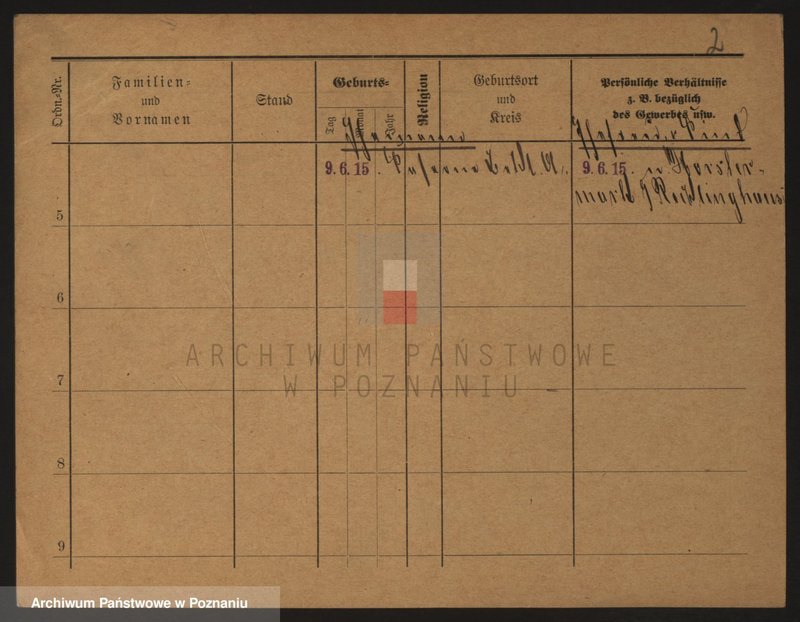 Obraz 6 z jednostki "Stainke (Stein...) - Stamwitz"