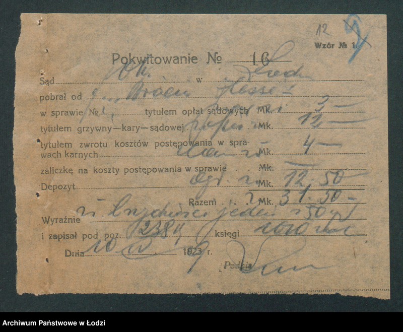 Obraz 14 z jednostki "Bracia Hesse- sprzedaż konfekcji, futer, artykułów sportowych"