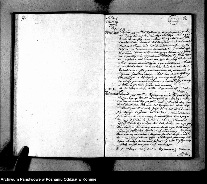 Obraz 18 z jednostki "Duplikat urodzonych, ślubów i zgonów"