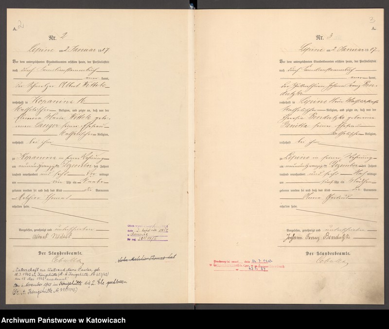 image.from.unit.number "Księga urodzeń T. I nr 1-400"