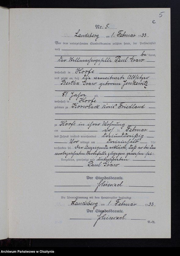 image.from.unit.number "Sterbe-Neben-Register Nr 1 - 20 [ Księga zgonów - wtóropis ]"