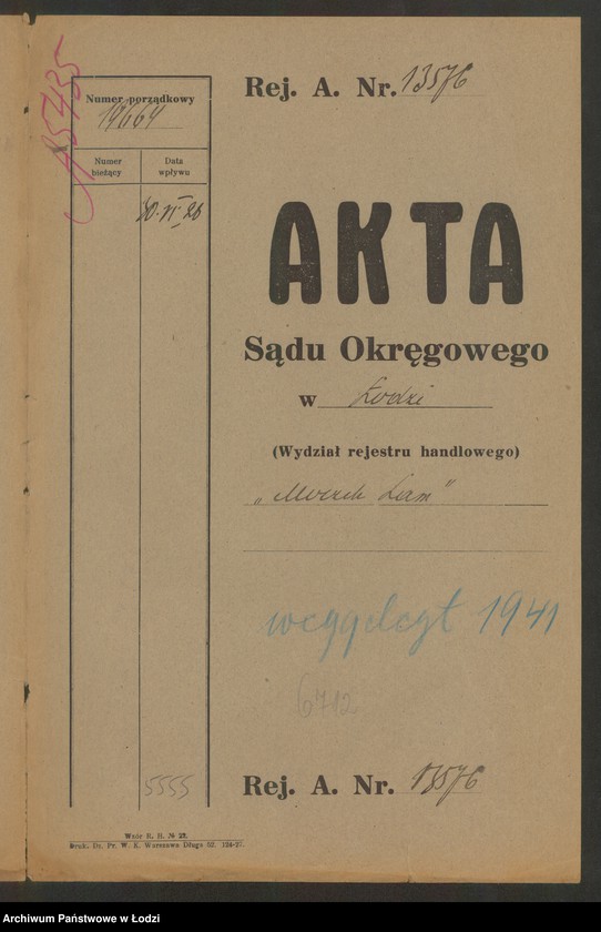 Obraz 2 z jednostki "Moszek Lam – sklep rzeźniczy"