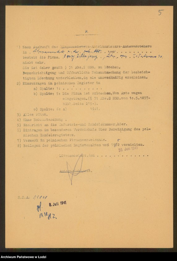 Obraz 7 z jednostki "Owsiej Zilberfening – sprzedaż odpadków krawieckich"