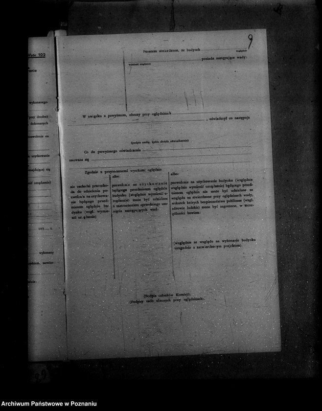 Obraz 13 z jednostki "Zatwierdzenie zakładu przemysłowego /warsztatu ślusarskiego/ firmy cukrownia szamotulska Spółka z o. o. Szamotuły"