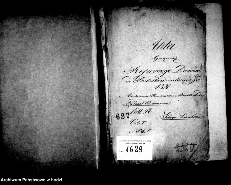 Obraz 5 z jednostki "Akta tyczące się reperacji domu do probostwa należącego"