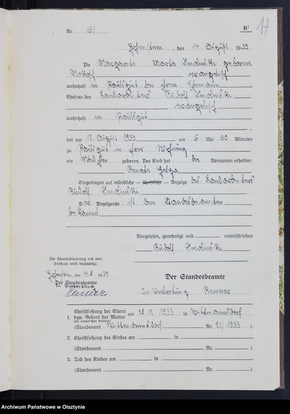 image.from.unit.number "Geburtenbuch/Zweitbuch/ Tom II,Nr 135 - 225"