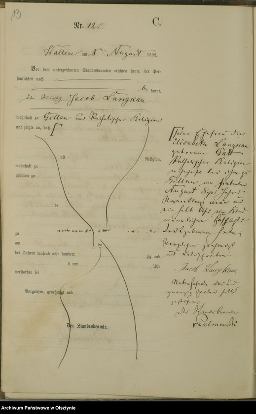 image.from.unit.number "Sterbe-Haupt-Register Nr 1 - 30"