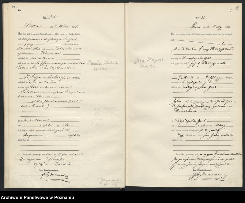 Obraz 18 z jednostki "Księga miejscowa zgonów [Rejestr główny zgonów]"