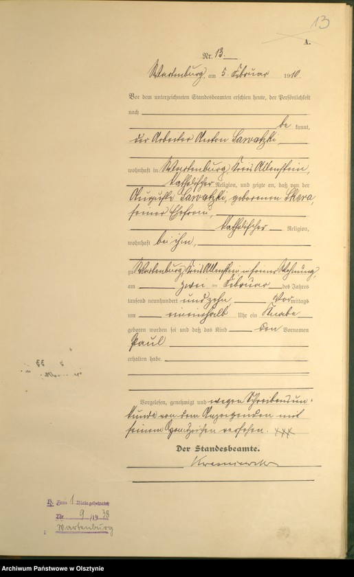 image.from.unit.number "Geburts-Haupt-Register Nr 1 - 140"