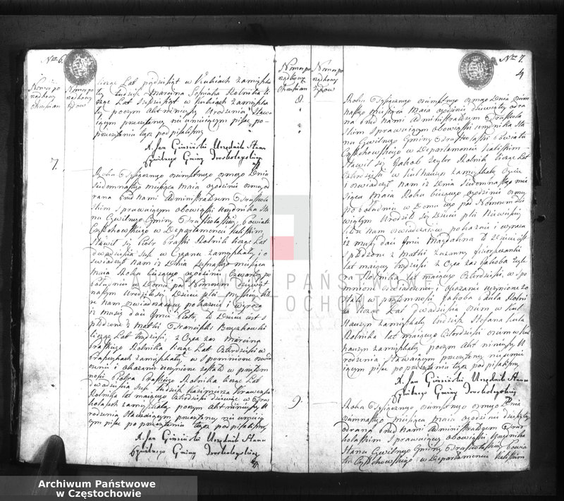 image.from.unit.number "Akta stanu cywilnego urodzenia gminy Truskolasy, powiatu częstochowskiego w departamencie kaliskim, zaczęte od dnia 1 miesiąca maja 1808 do dnia ostatniego miesiąca kwietnia 1809 roku"