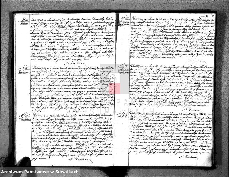 image.from.unit.number "Duplikat Akt Urodzonych, Zaślubionych i Zeszłych Parafij Ewangelicko-Augsburgskiej Suwałki za rok 1856"