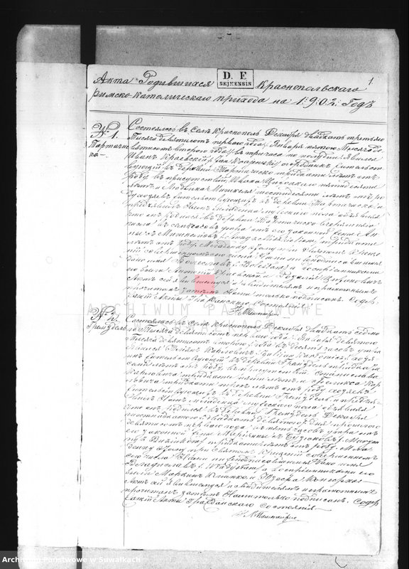 image.from.unit.number "Duplikat Krasnopolskago Rimsko-Katoličeskago Prichoda na 1902 god. Duplikat Krasnopolskiej Rzymskokatolickiej Parafii na 1902 rok"