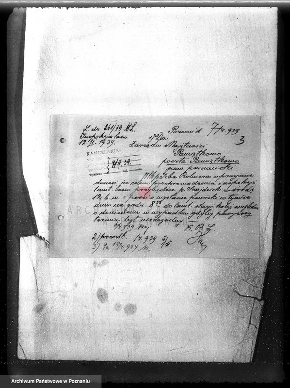 Obraz 7 z jednostki "Majętność /leśna/ Pamiątkowo powiat obornicki"