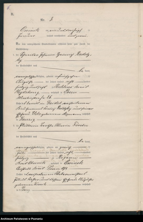 Obraz 9 z jednostki "Heiraths-Haupt-Register"