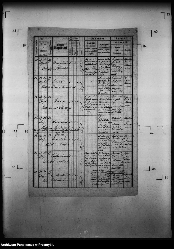 Obraz 9 z jednostki "[Kopie ksiąg metrykalnych parafii Nowa Wieś z filią Łosie (dekanat Muszyna)]"