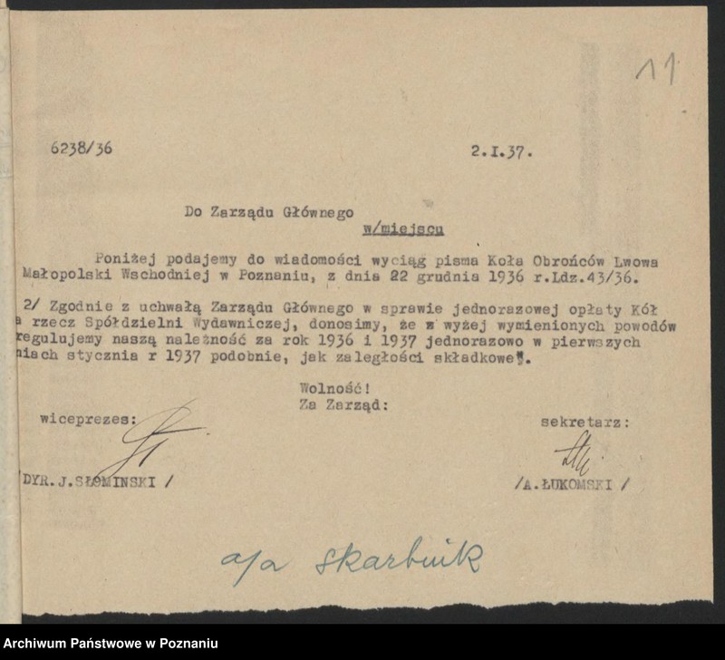 Obraz 17 z jednostki "Krobia, powiat Gostyń - akta koła."