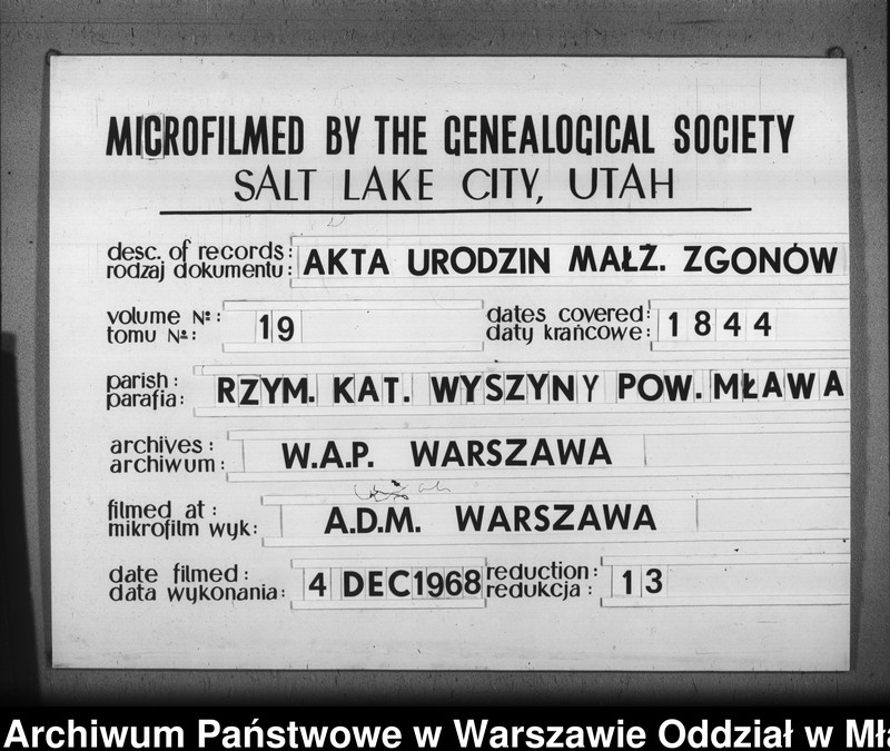 image.from.unit.number "Akta urodzeń, małżeństw i zgonów"