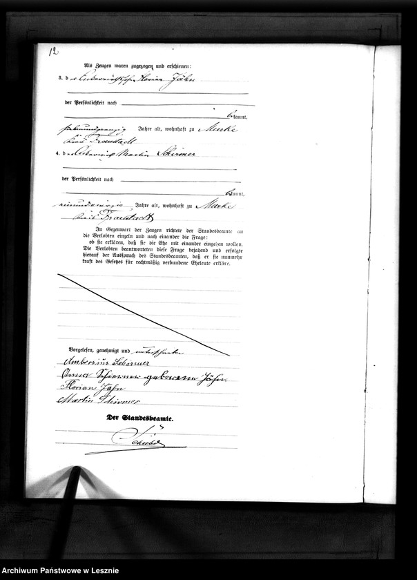 Obraz 13 z jednostki "[Księga małżeństw - wieś]"