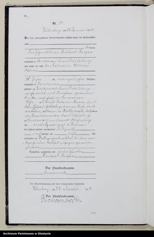 image.from.unit.number "Sterbe-Neben-Register Nr 1 - 124"