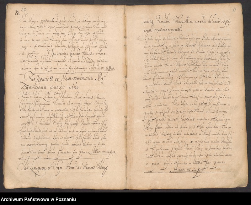 Obraz 10 z jednostki "Protocolon actorum officii consularis Posnaniensis."