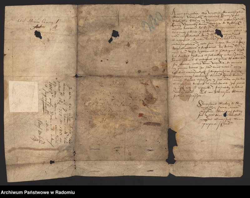 Obraz 16 z kolekcji "Najcenniejsze materiały z zasobu Archiwum Państwowego w Radomiu111"