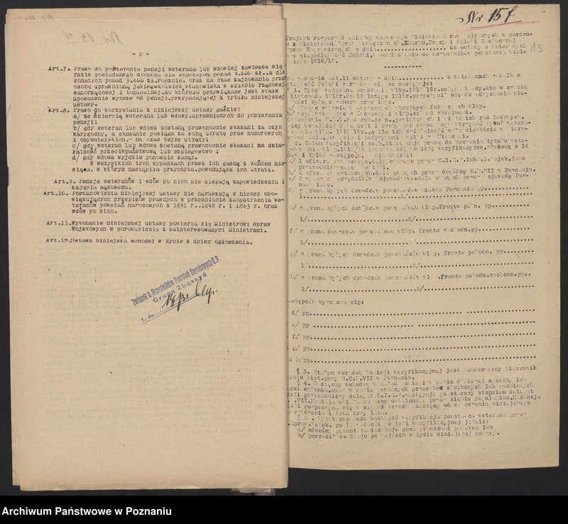 Obraz 18 z jednostki "Zbąszyń, powiat Nowy Tomyśl - komunikaty i zarządzenia Zarządu Ziem Zachodnich i Zarządu Głównego."
