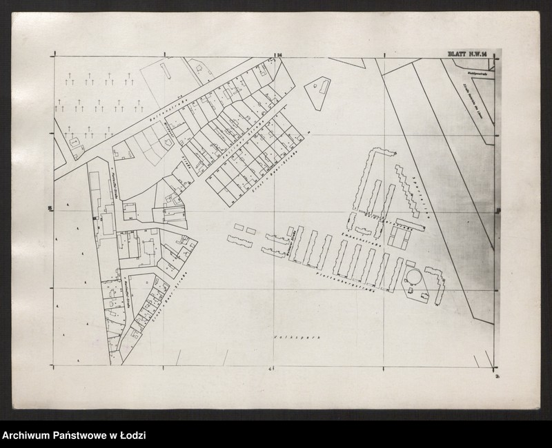 Obraz 5 z jednostki "Plan miasta Łodzi Sekcja NW 14"