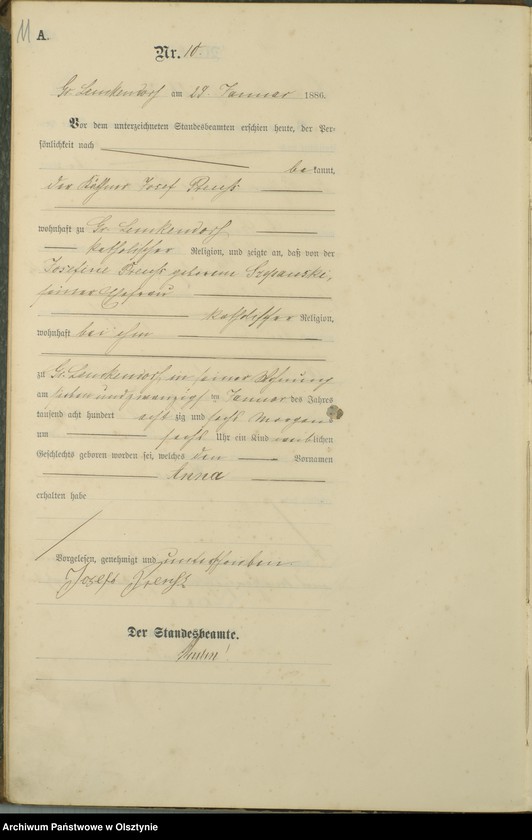 image.from.unit.number "Geburts-Haupt-Register Nr 1 - 129"