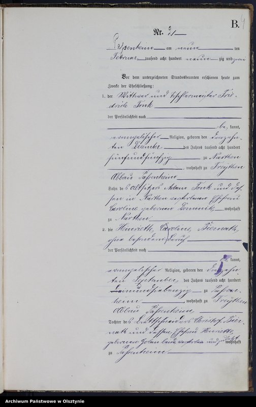 image.from.unit.number "Heiraths-Haupt-Register Nr 1 - 11"