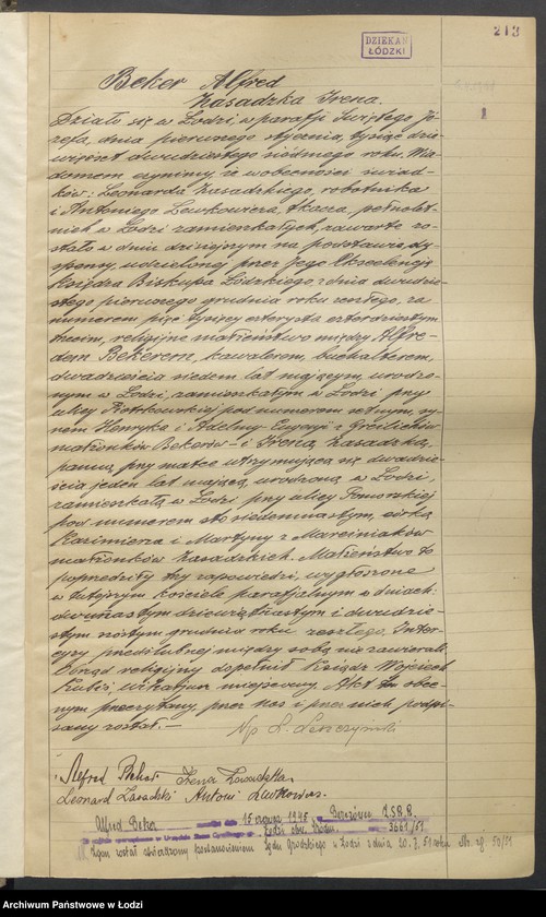 Obraz 3 z jednostki "Akta małżeństw"