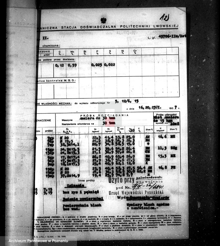Obraz 16 z jednostki "Miejskie Zakłady Światła, Siły i Wodociągów w Lesznie nr woj. kotła 6841"