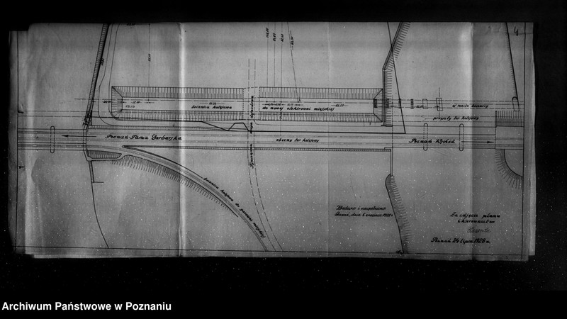 Obraz 8 z jednostki "Projekt budowy Elektrowni Miejskiej w Poznaniu plany sytuacyjne"